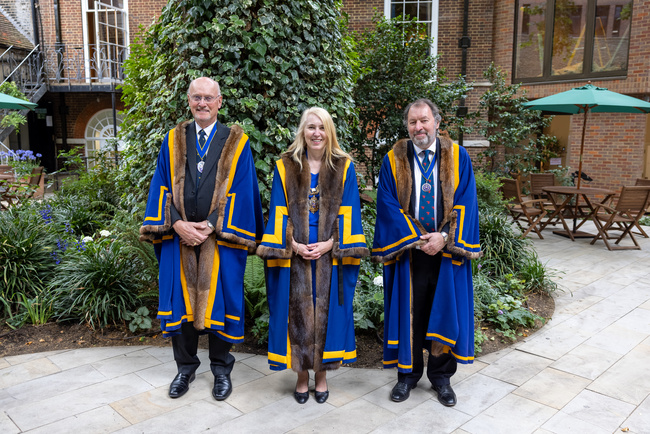 Master and Wardens in Garden 5 July 2022