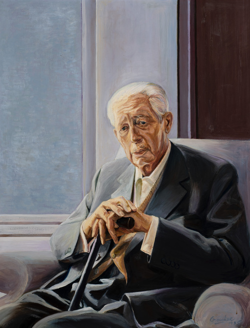 Paintings in Stationers’ Hall -  Harold Macmillan Earl of Stockton by Gandee Vasan