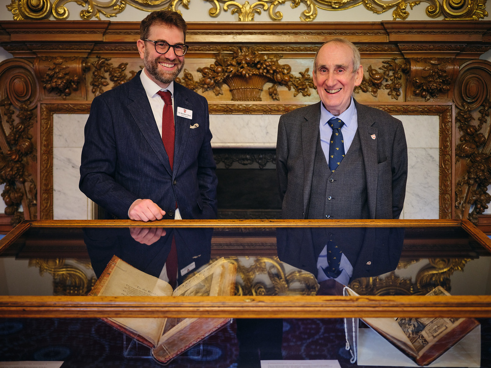 Queen's College First Folio comes to Stationers' Hall