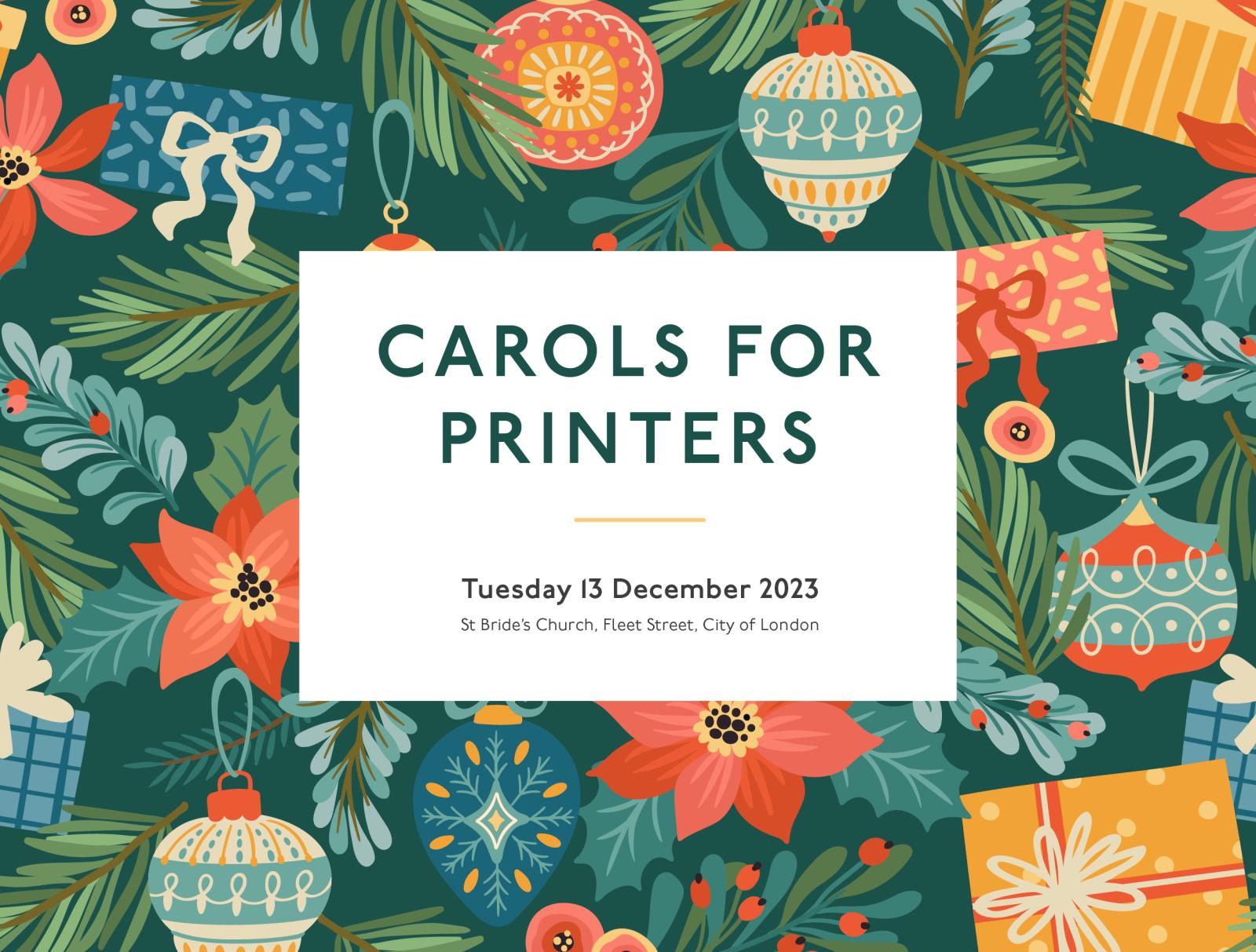 BPIF 'Carols for Printers' Service