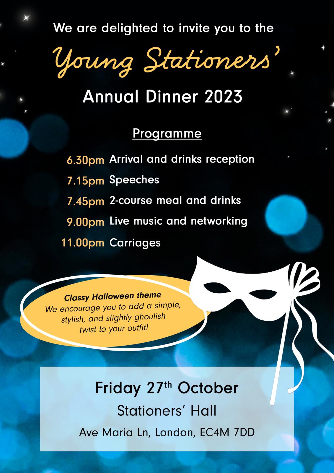 Young Stationers' Annual Dinner 2023
